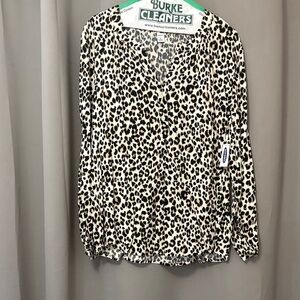 Old Navy Animal Print Blouse